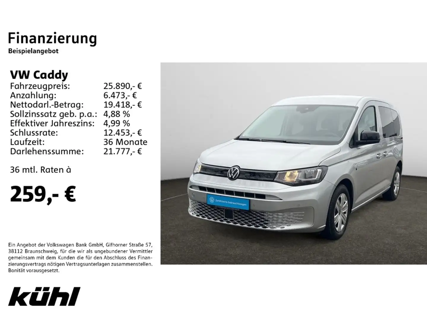 Volkswagen Caddy 2.0 TDI Navi,Heglügeltüren,Kamera, Plateado - 2