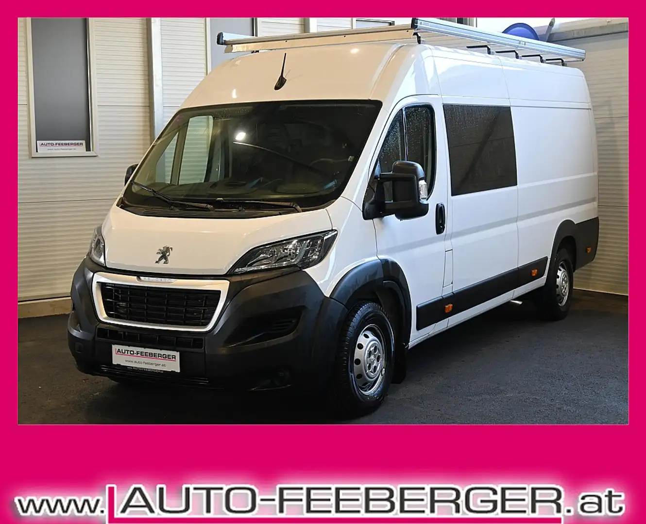 Peugeot Boxer Boxer 35+ L4H2 Doppelkabiner 6-Sitzer BlueHDi 1... Weiß - 1