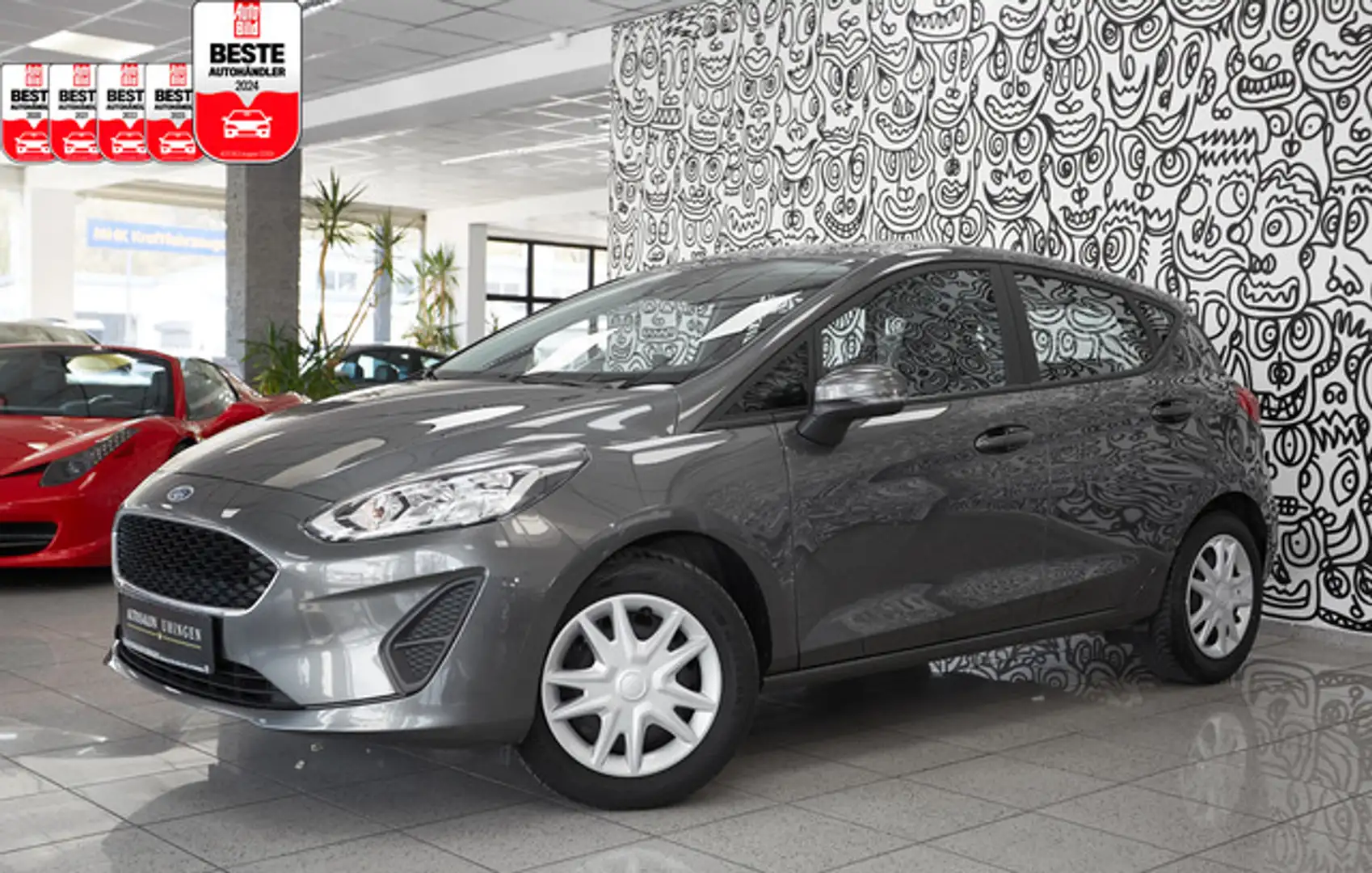 Ford Fiesta SPUR*SITZH*LENKRADHEIZ*PDC*KOMFORT*5-TÜR* Grau - 1
