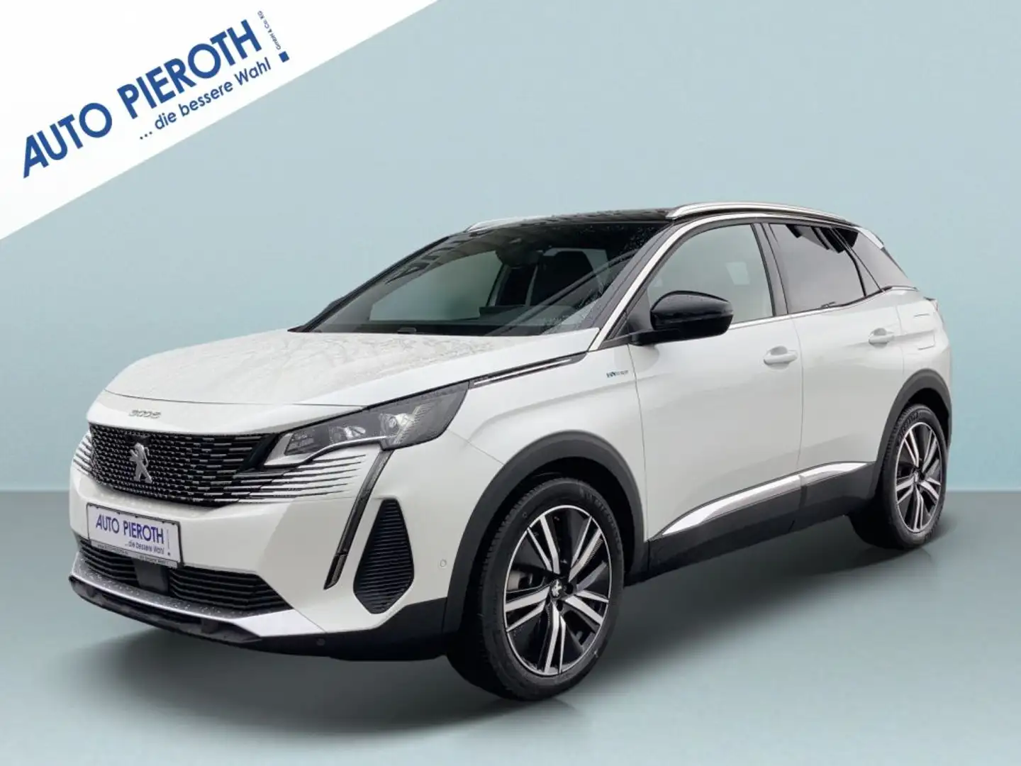 Peugeot 3008 Hybrid 225 e-EAT8 GT Pack Blanc - 1