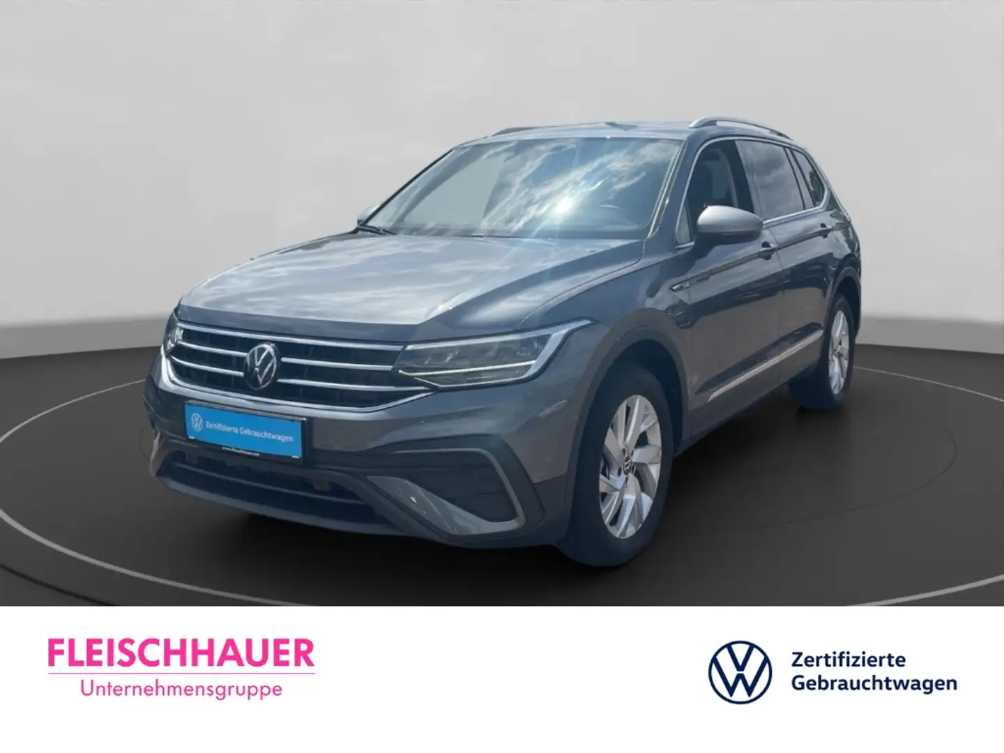 Volkswagen Tiguan Allspace TDI DSG 7-Sitzer RFK AHK schwenk Navi Lenkrad heiz Gris - 1