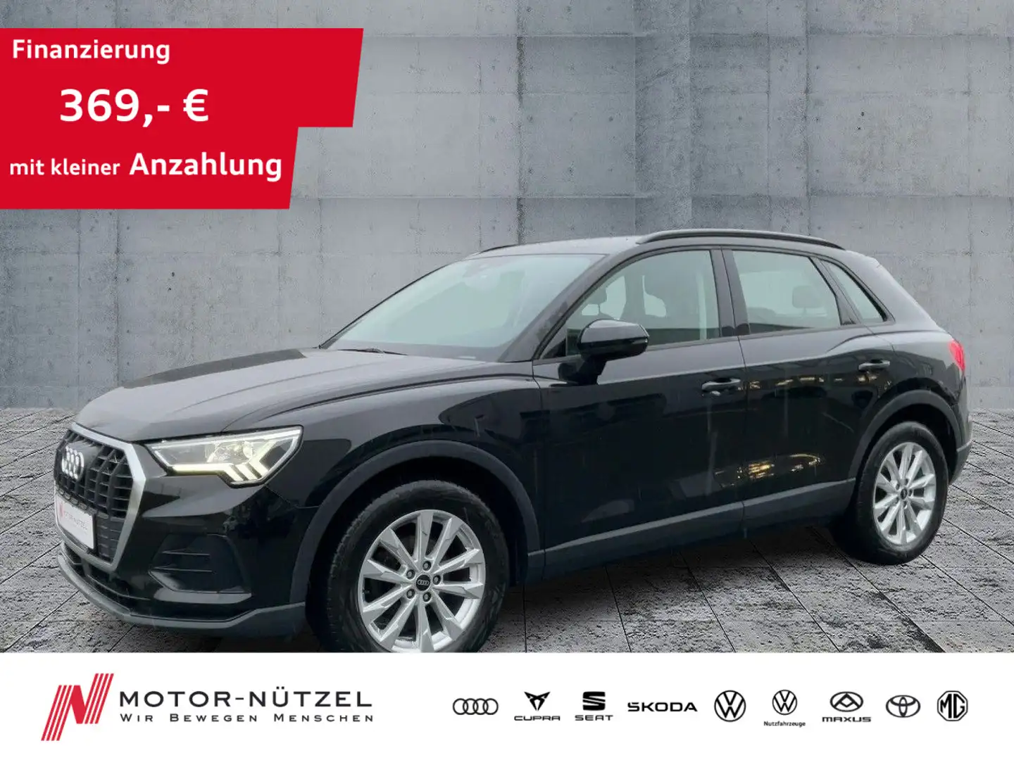 Audi Q3 35 TFSI LED+2xPDC+DAB+SHZ+18"LM+VC Schwarz - 1