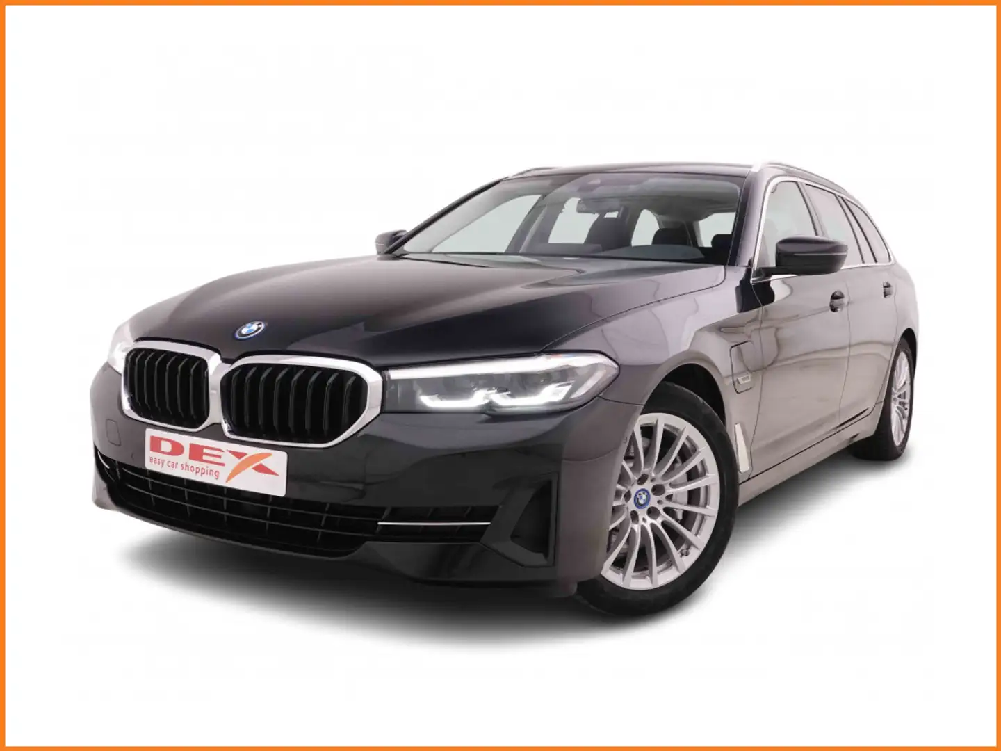 BMW 520e 163 Touring PHEV + Leather + Navi Live Cockpi Zwart - 1