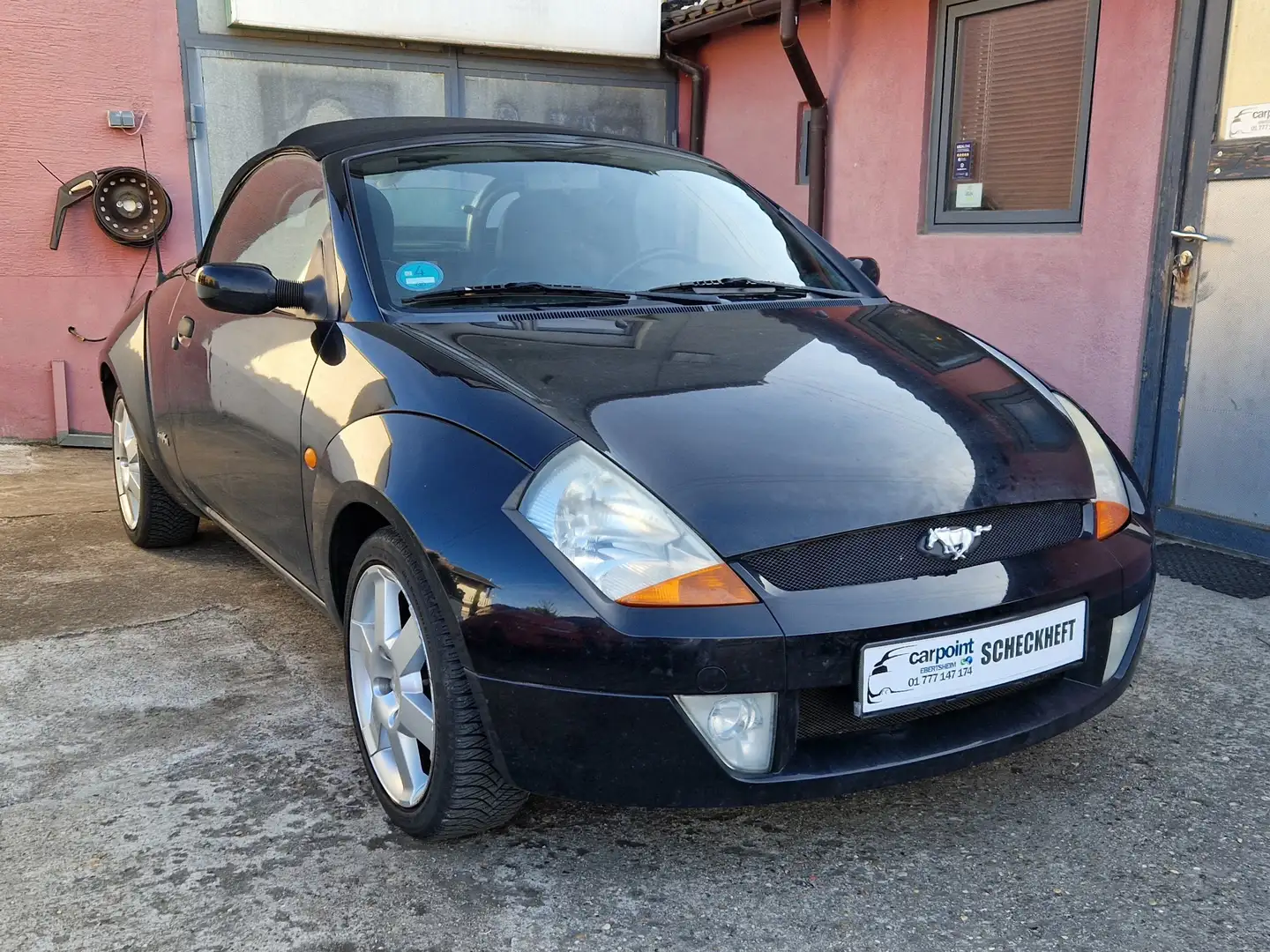 Ford Streetka **Alu Leder Klima Cabrio TüV&Inspektion neu** Negru - 2