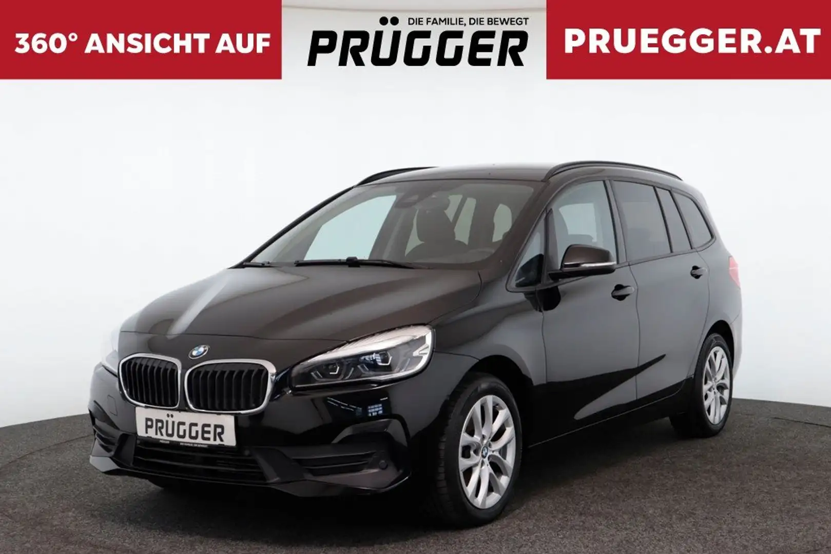 BMW 216 d Gran Tourer Autom LED NAVI HUD SPORTSITZE 17ZOLL Schwarz - 1