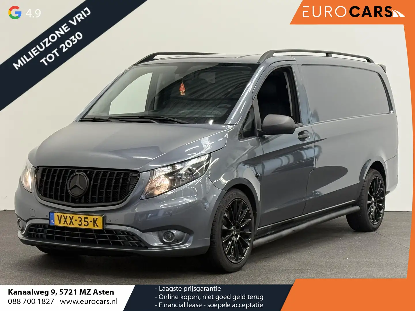 Mercedes-Benz Vito 119 CDI Lang Airco Cruise Control LM velgen Spoile Grijs - 1