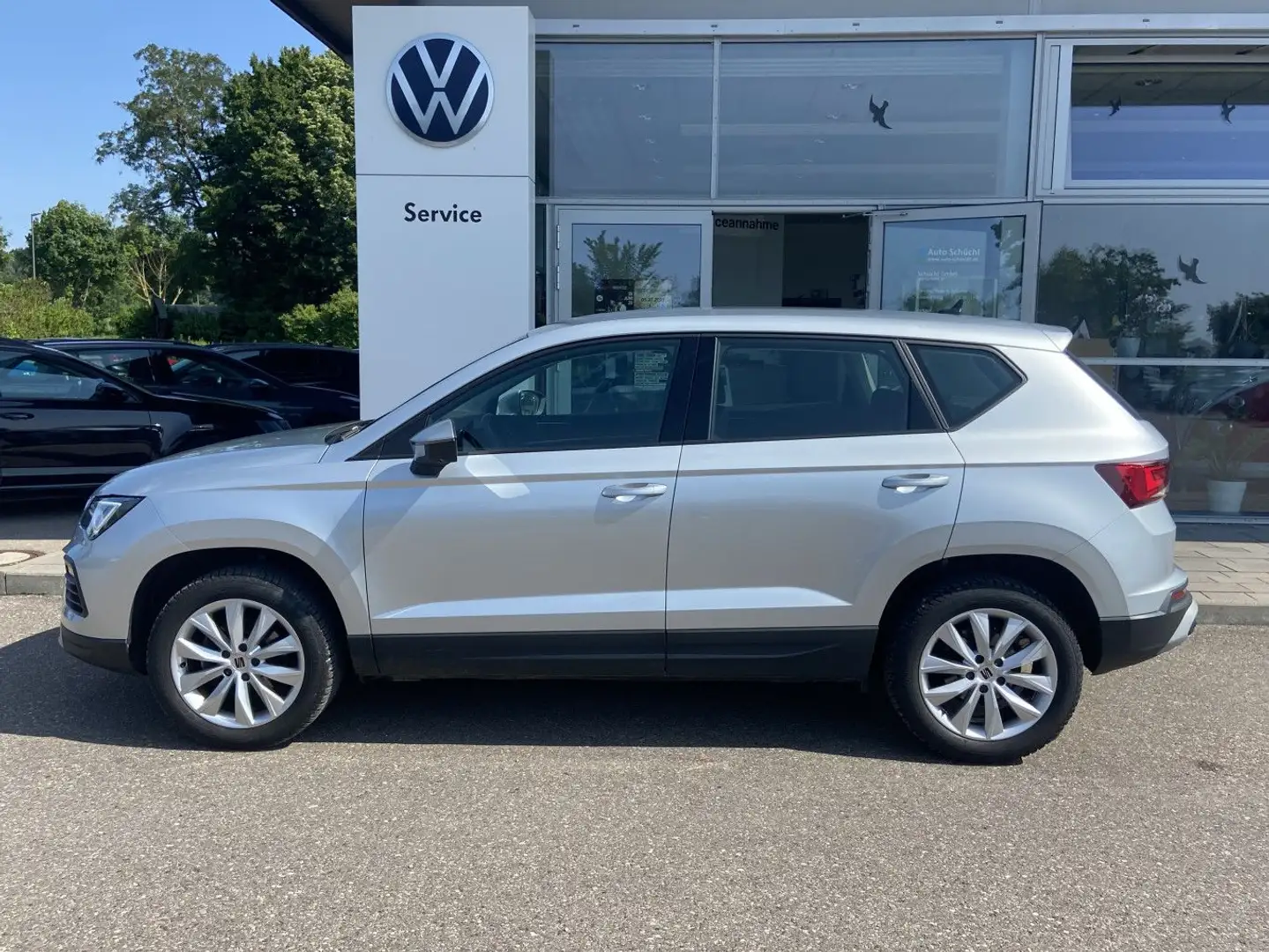 SEAT Ateca 1.5 TSI Style 17"+NAVI-PRO+LED+AHK+FULL-LI Silber - 2