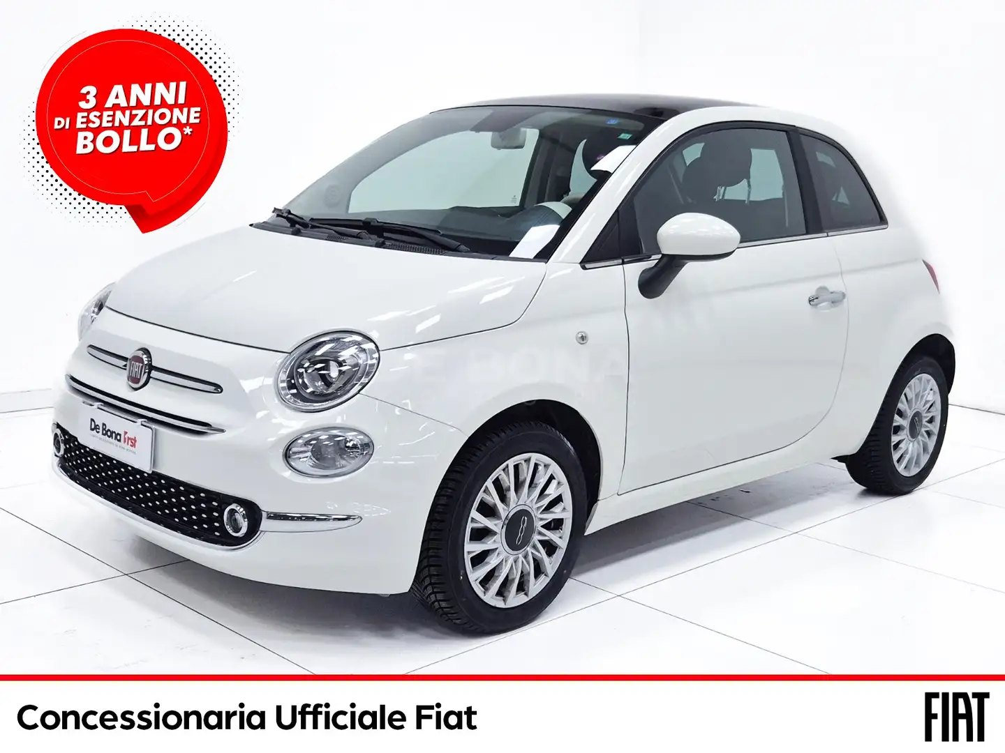 Fiat 500 1.0 hybrid dolcevita 70cv Blanc - 1
