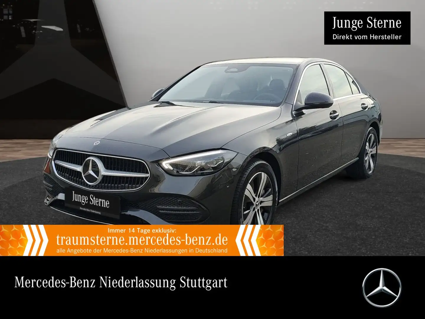 Mercedes-Benz C 300 e AVANTG+LED+KAMERA+TOTW+KEYLESS+9G Grau - 1