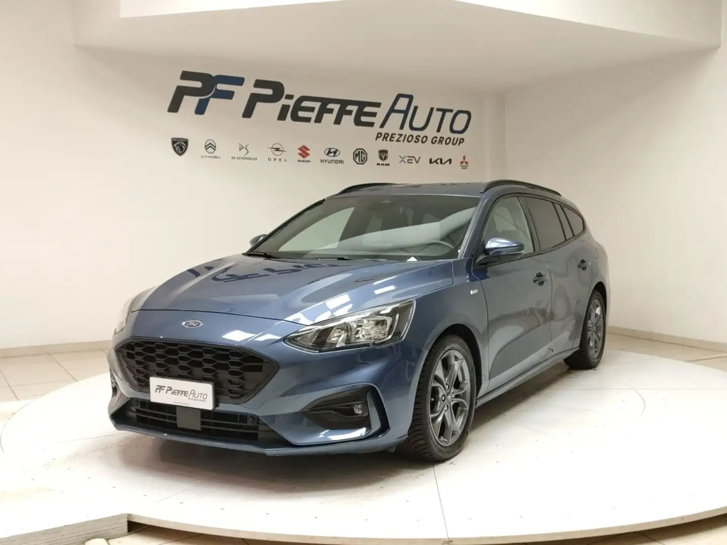 Ford Focus 4ª s. 18--> - Focus 1.5 EcoBlue 120 CV SW ST-Line Blu/Azzurro - 1