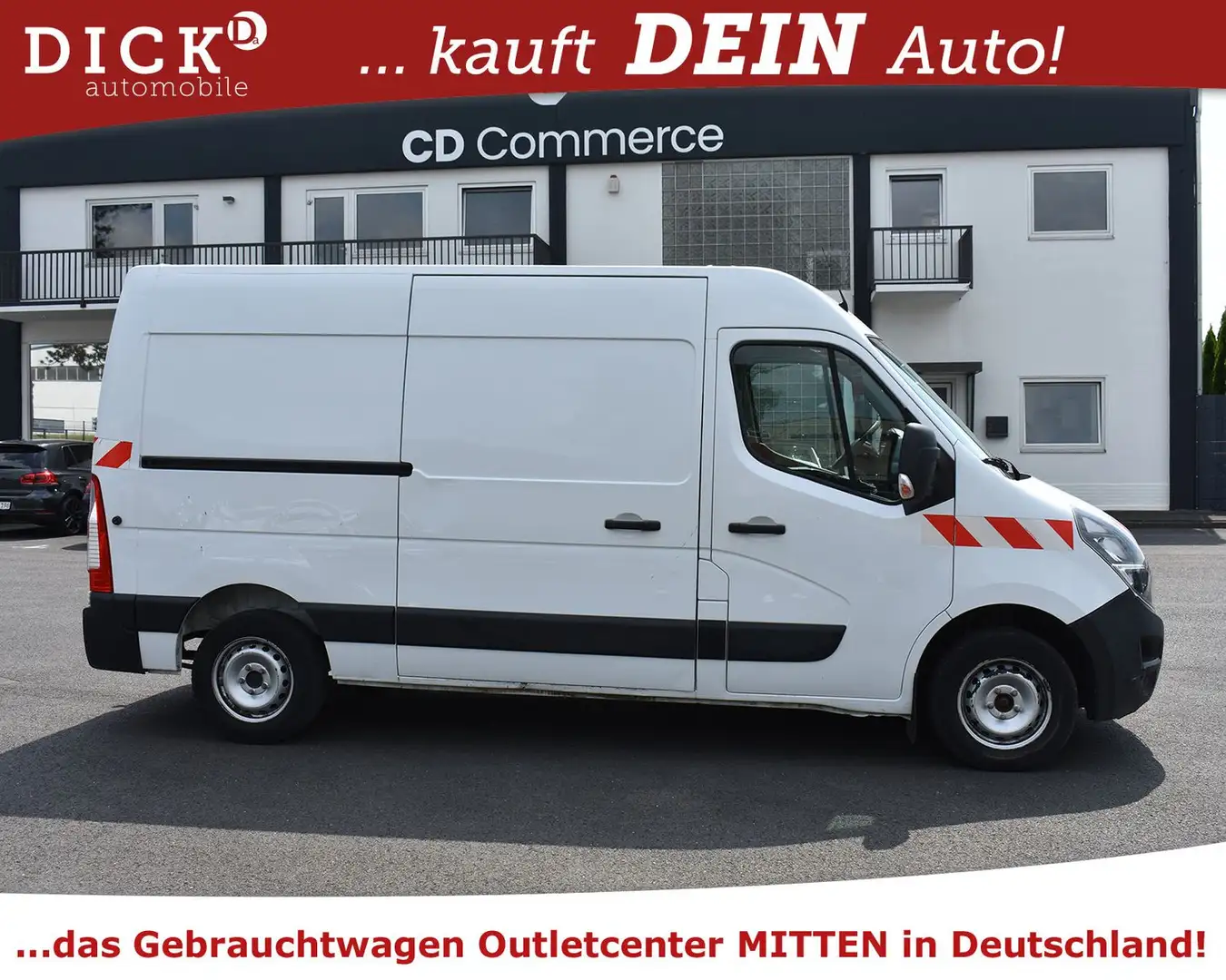 Opel Movano B L2H2 3,5t 3SIT+KLIMA+MFL+TEMPO+PDC+AHK Білий - 2