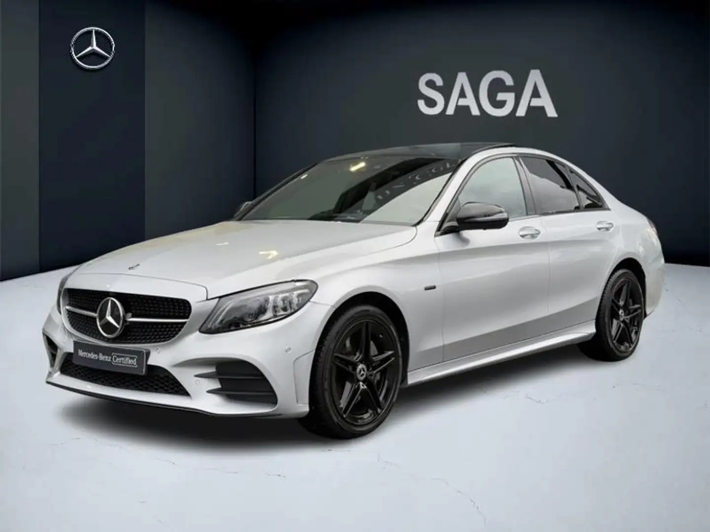 Mercedes-Benz C 300 C de AMG Pack Night Pano Burmester Silver - 1