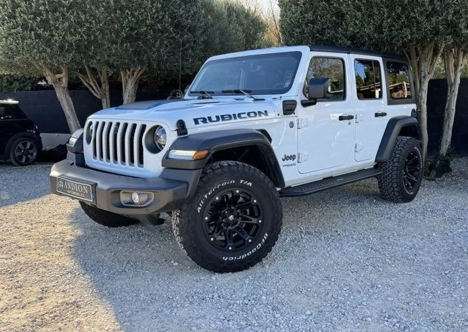 Jeep Wrangler UNLIMITED 2.0 T 380CH 4XE RUBICON ROCK-TRAC Blanc - 1