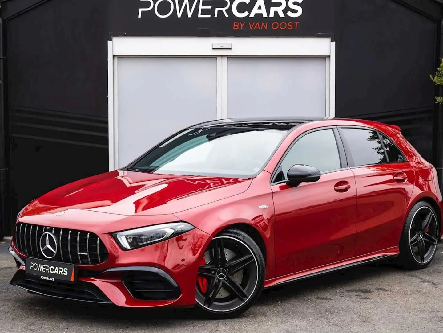 Mercedes-Benz A 45 AMG S | 4M+ | PANO | 360° | SPORTEXHAUST | Rood - 1