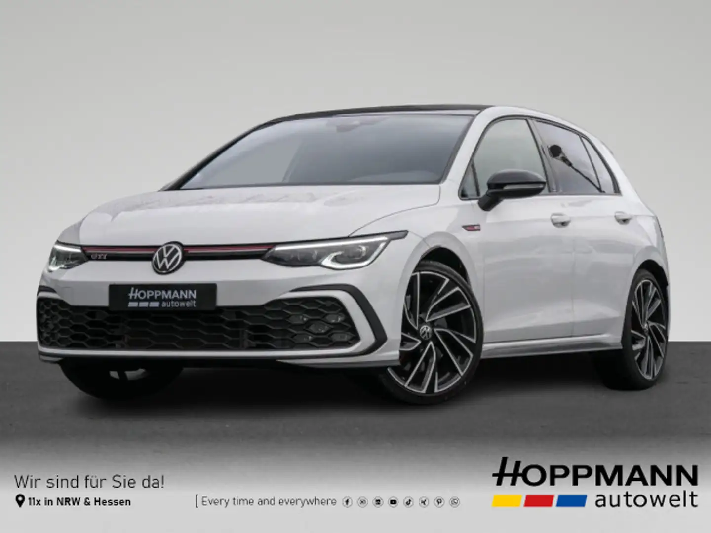 Volkswagen Golf GTI Golf VIII 2.0 TSI GTI Black Pano Kamera ACC Weiß - 1