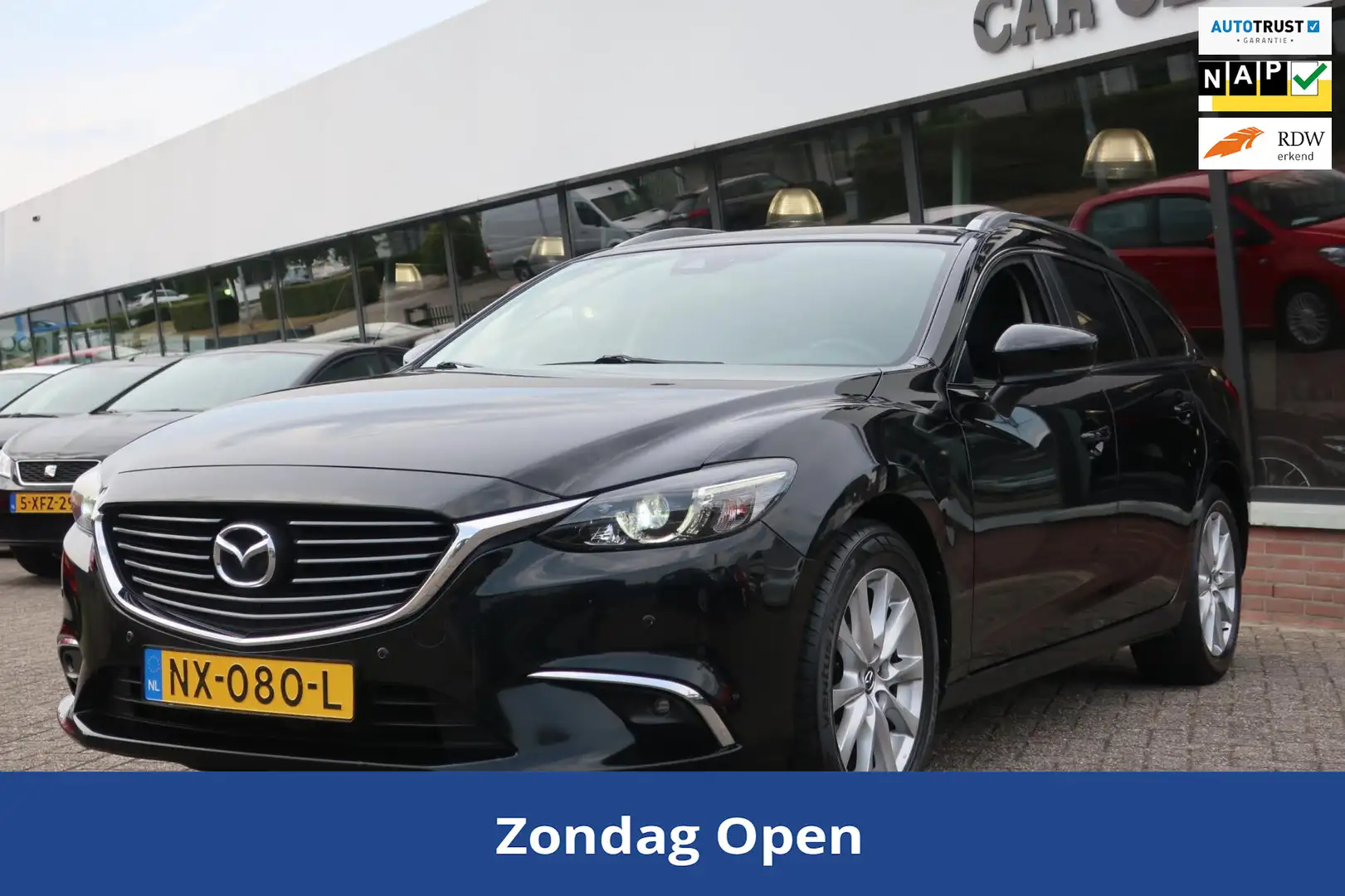 Mazda 6 Sportbreak 2.0 SkyActiv-G 165 Skylease GT 1e EIG_L Noir - 1