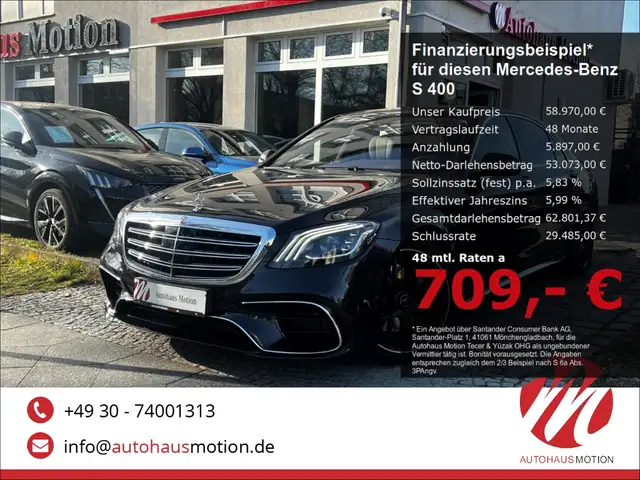Mercedes-Benz S 400 L d 4M AMG PANO FONDTV HUD MASSAGE 360° ACC