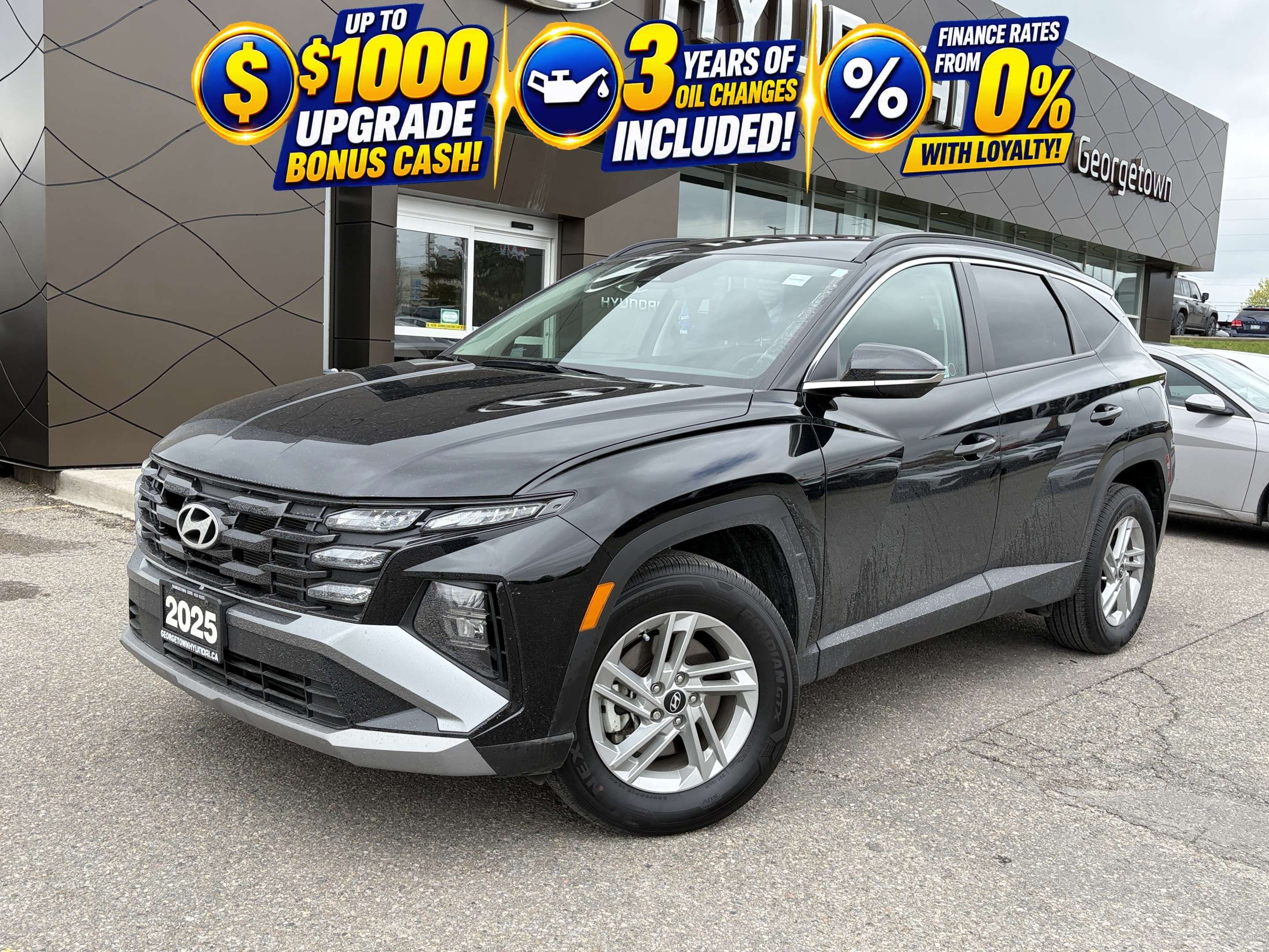 Black 2025 Hyundai Tucson SUV / Crossover All-Wheel Drive 8-Speed Automatic