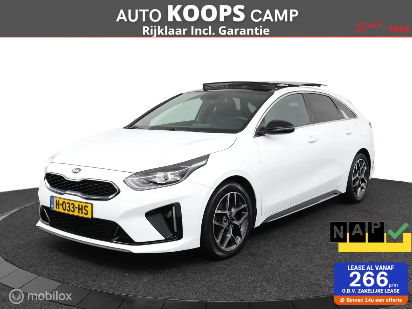 Kia ProCeed / pro_cee'd 1.0 T-GDI GT-Line | NL Auto | Schuif-kantel dak | Blanc - 1
