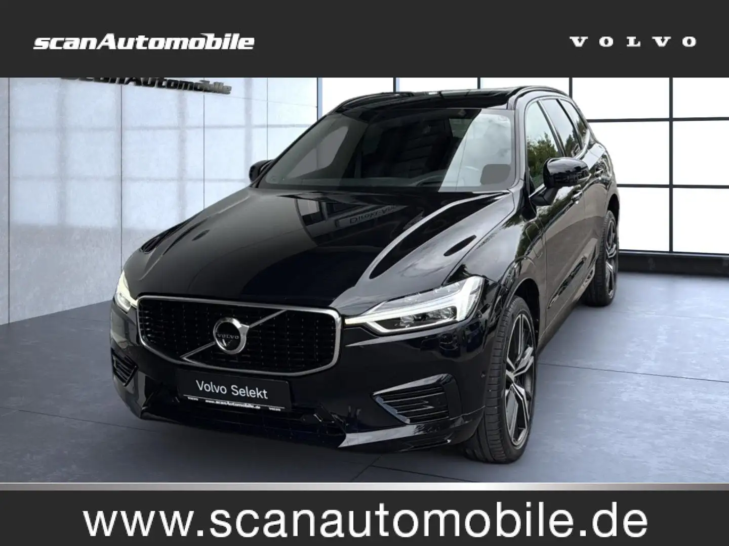 Volvo XC60 XC 60 R Design Plug-In Hybrid AWD Bluetooth Navi Zwart - 1