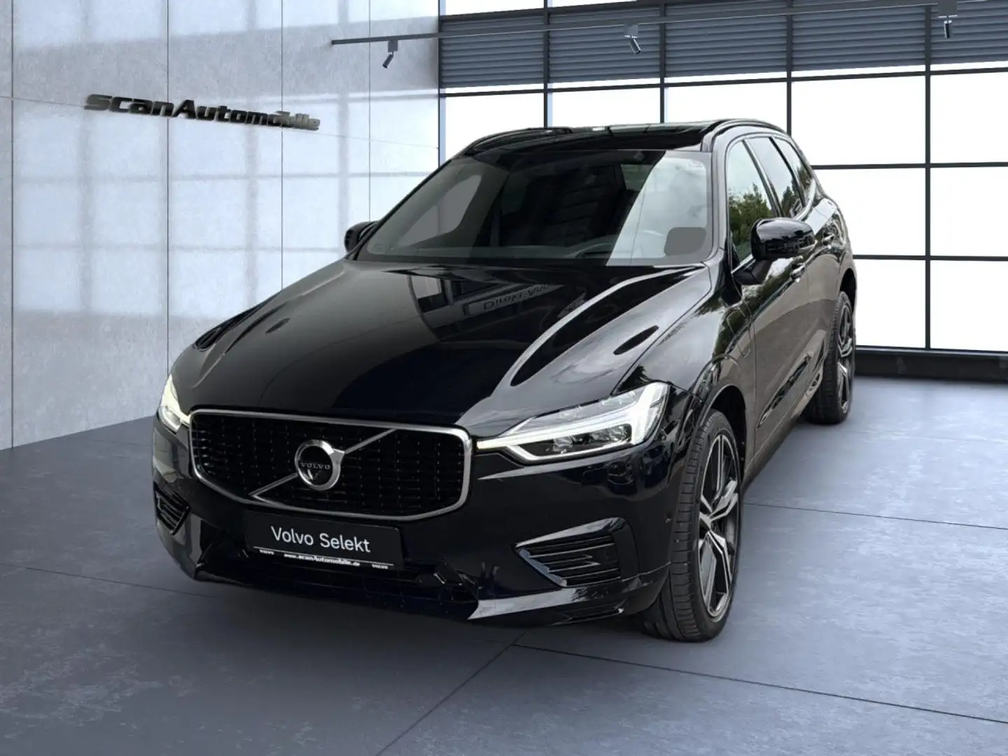 Volvo XC60 XC 60 R Design Plug-In Hybrid AWD Bluetooth Navi Zwart - 2