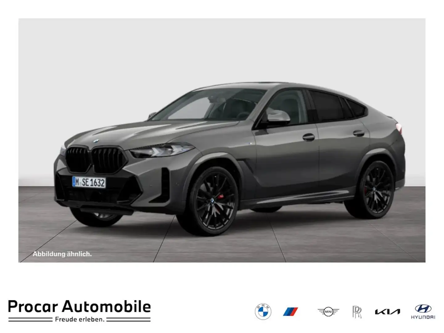 BMW X6 xDrive40i M Sport HUD PANO ACC RFK NAVI LED Grau - 1