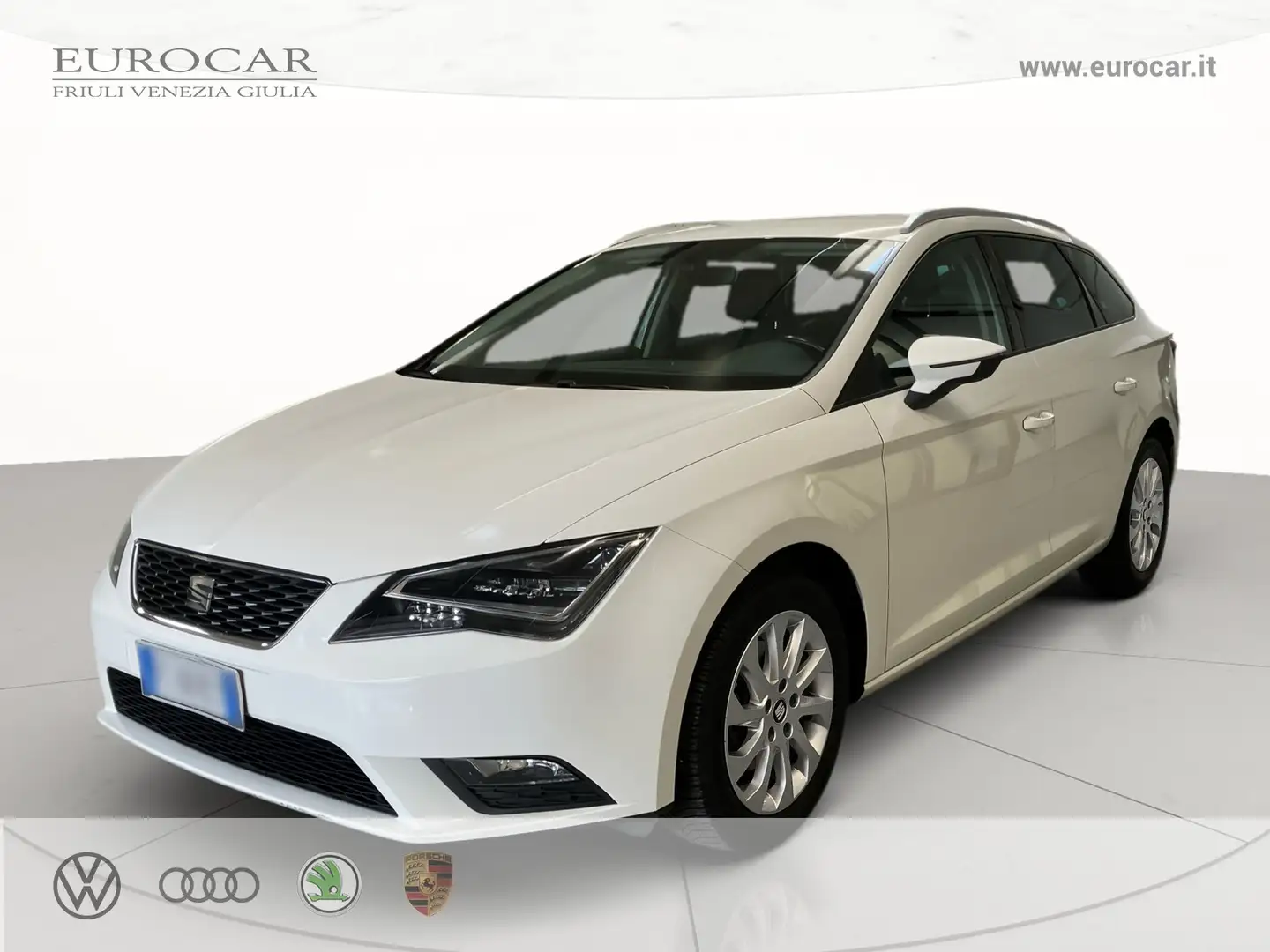 SEAT Leon st 1.6 tdi cr style s&s 110cv Bianco - 1