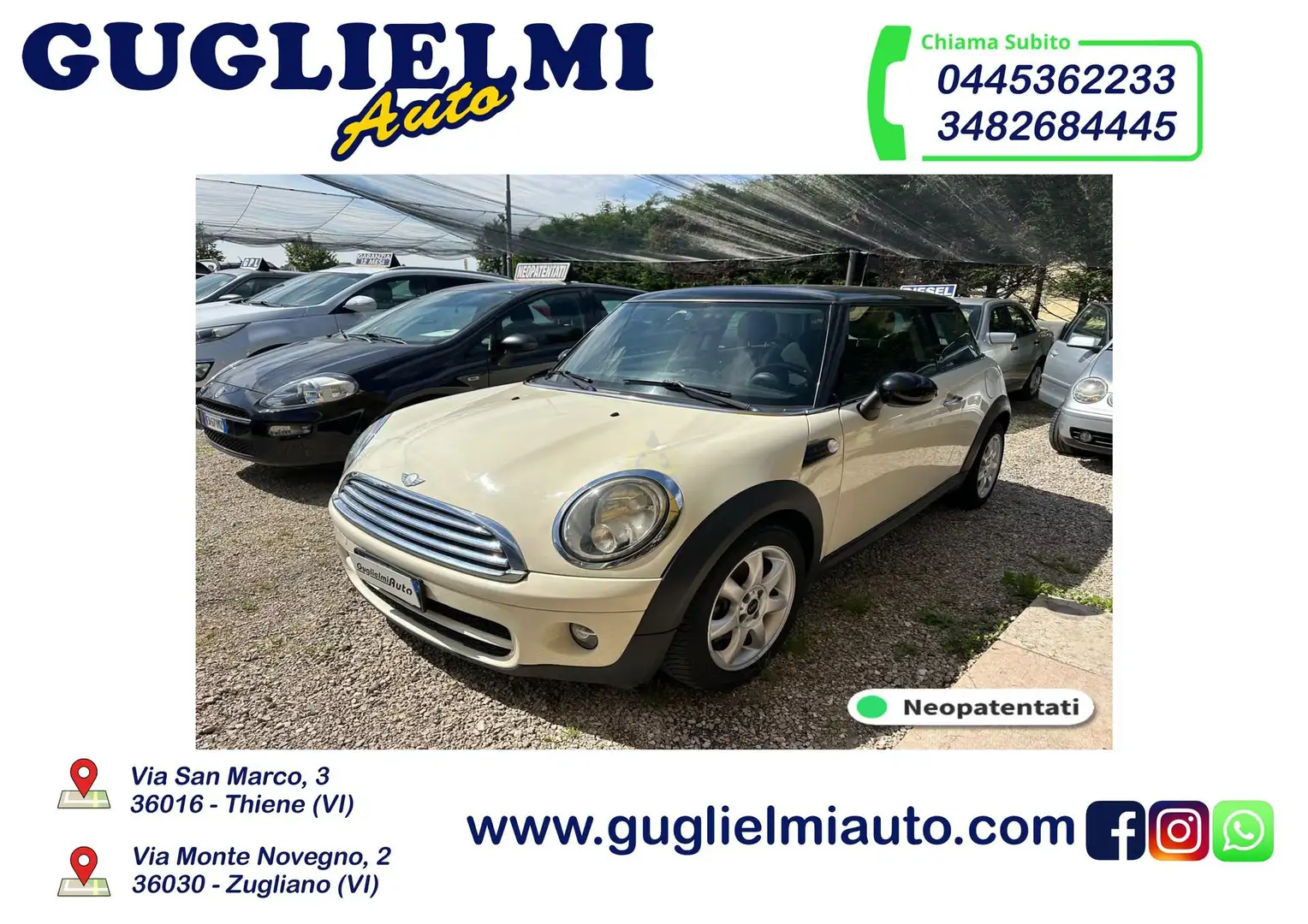 MINI Cooper D Mini 1.6 16V Cooper D Ok Neopatentati Beige - 1