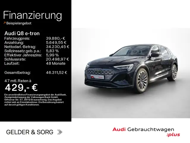 Audi Q8 e-tron 50 quattro 450km/WLTP*Air*AHK*RFK*
