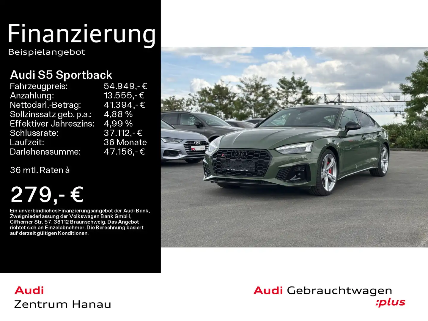 Audi S5 3.0 TDI COMPETITION EDITION *MATRIX Zielony - 1