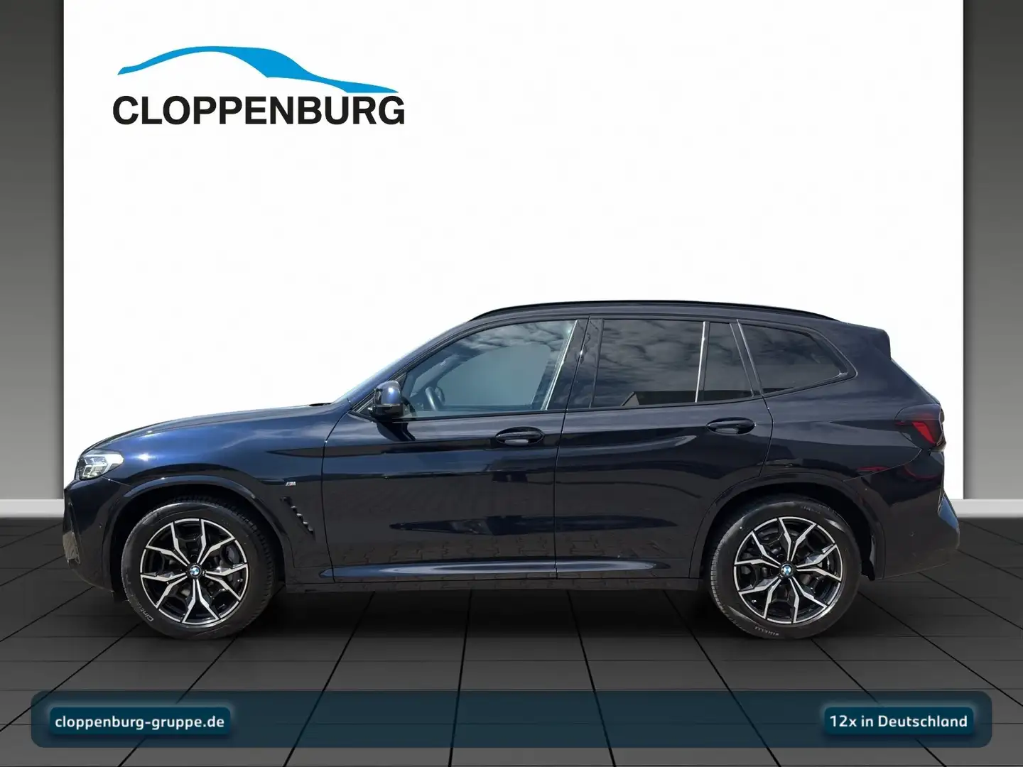 BMW X3 xDrive30i ZA M Sportpaket AHK+StHz+Navi+SHZ Schwarz - 2