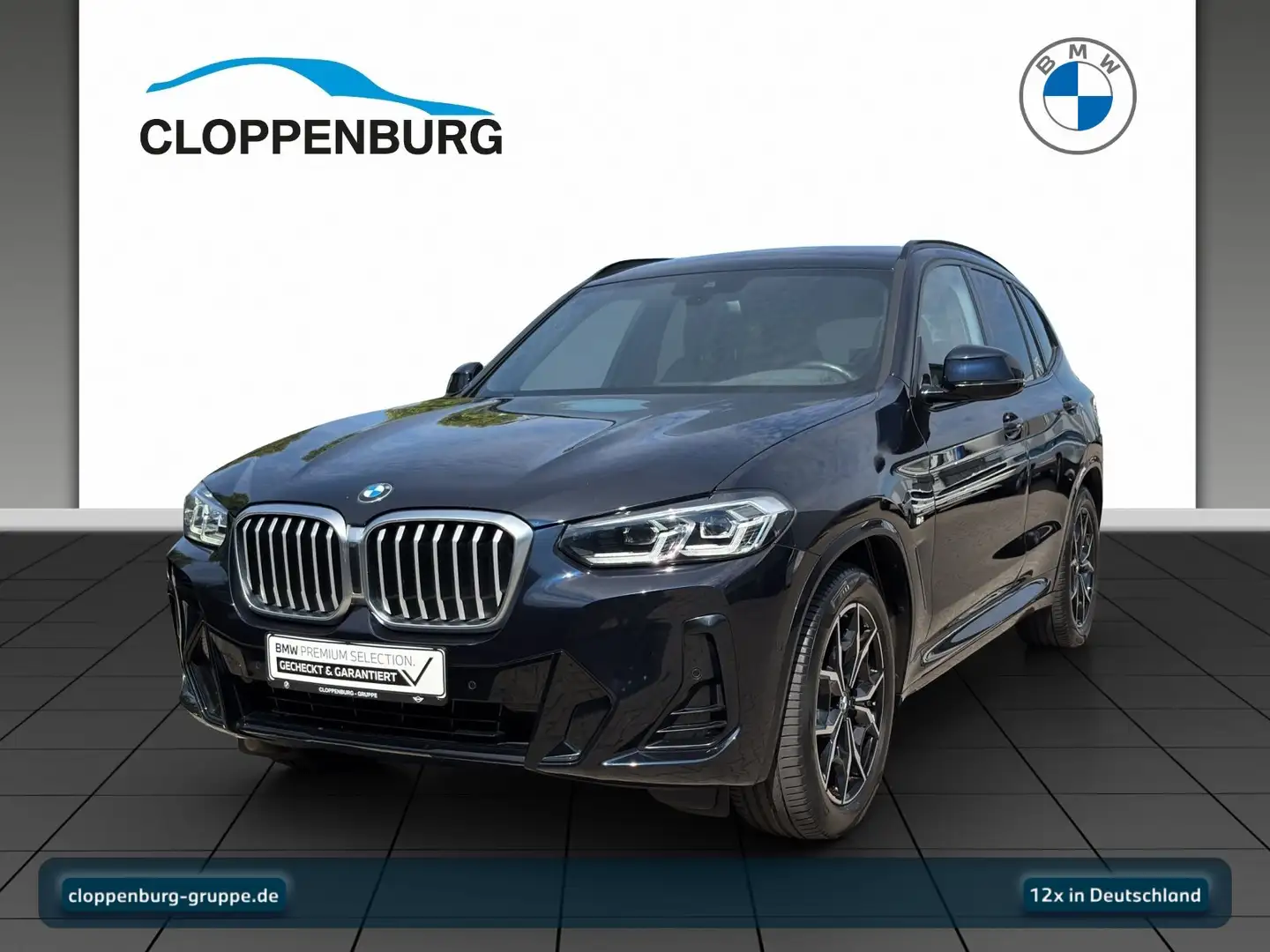 BMW X3 xDrive30i ZA M Sportpaket AHK+StHz+Navi+SHZ Schwarz - 1
