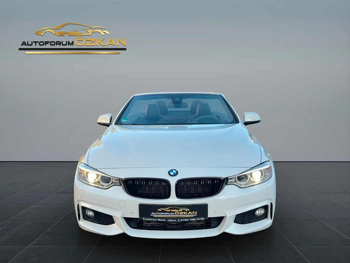 BMW 430 d Cabrio M-Sport Shadow Head-up Leder Weiß - 2