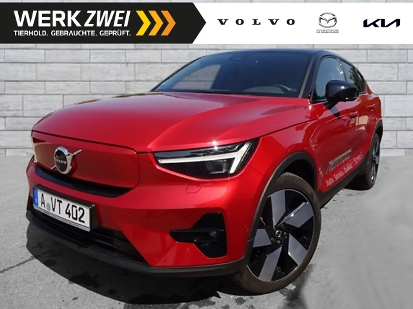 Volvo C40 P8 1st Edition Recharge Pure Electric AWD Red - 1