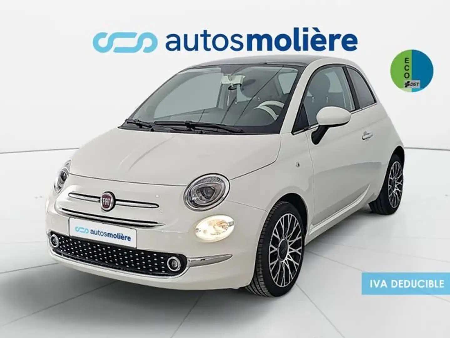Fiat 500 1.0 Hybrid Dolcevita 52kW Wit - 1