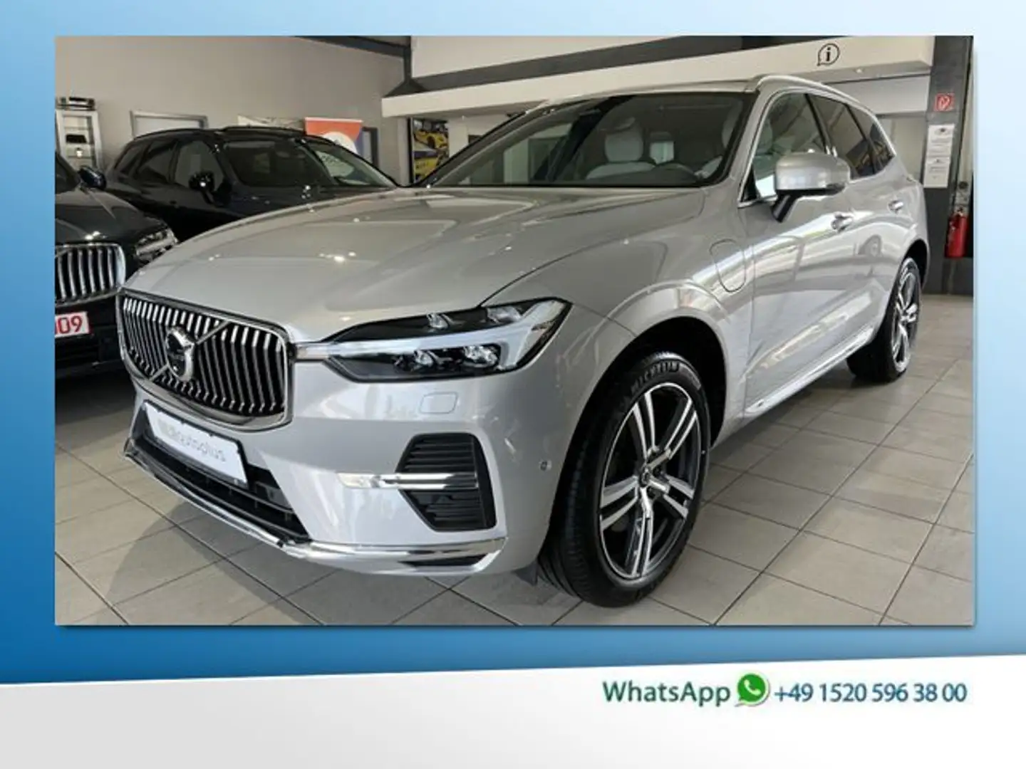 Volvo XC60 T6 Plus Bright Recharge AWD Tailored Wool Silber - 1