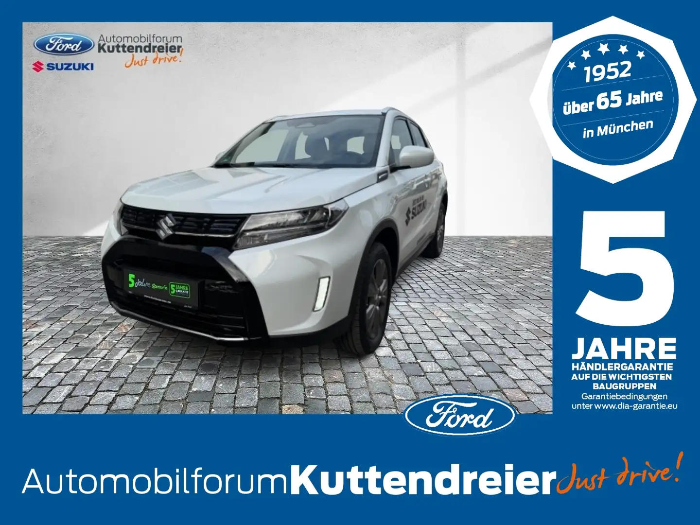 Suzuki Vitara 1.4 DITC Club 4x2 ACC+LED+Fernlichtass. Wit - 1