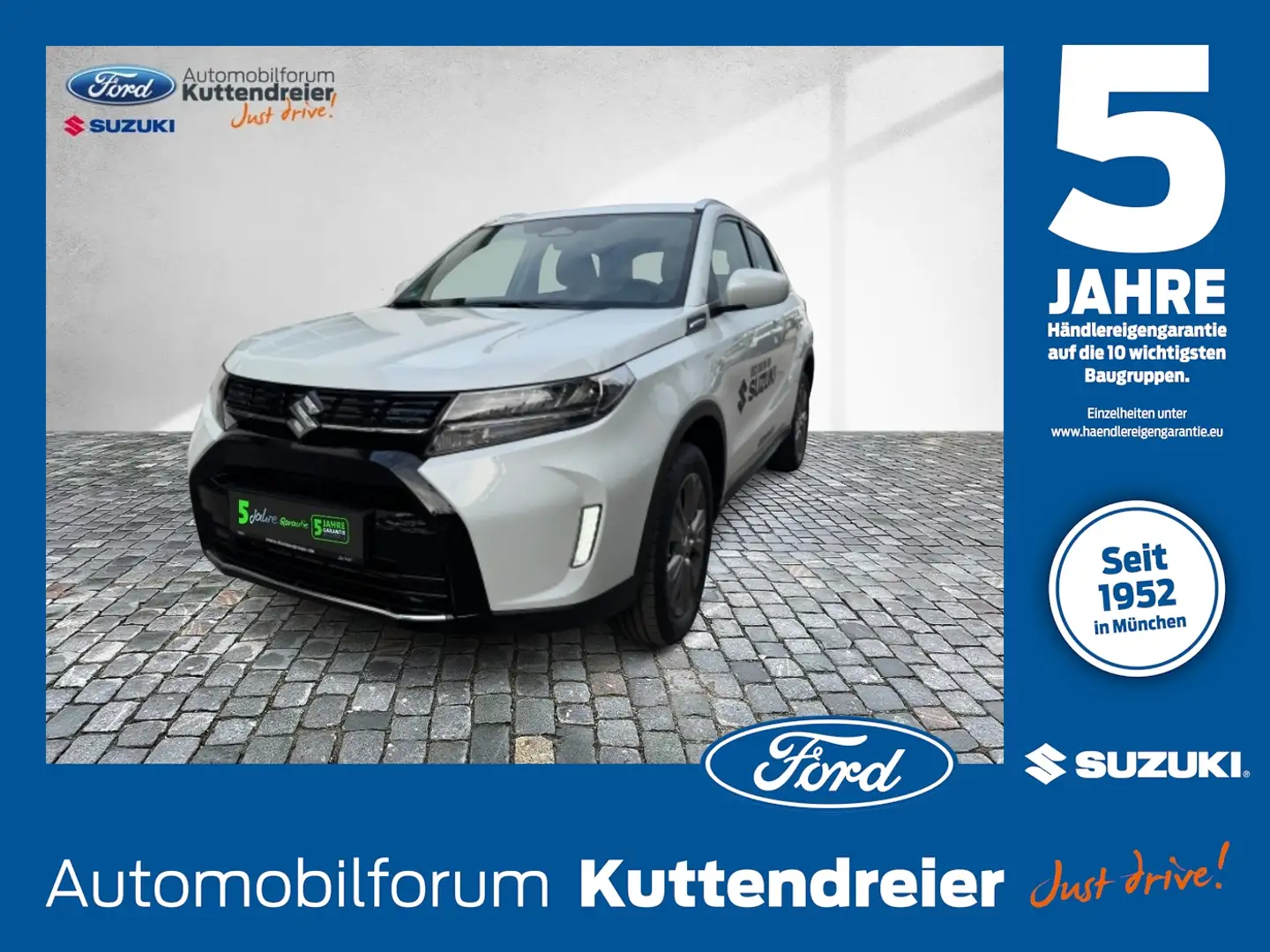 Suzuki Vitara 1.4 DITC Club 4x2 ACC+LED+Fernlichtass. Weiß - 1