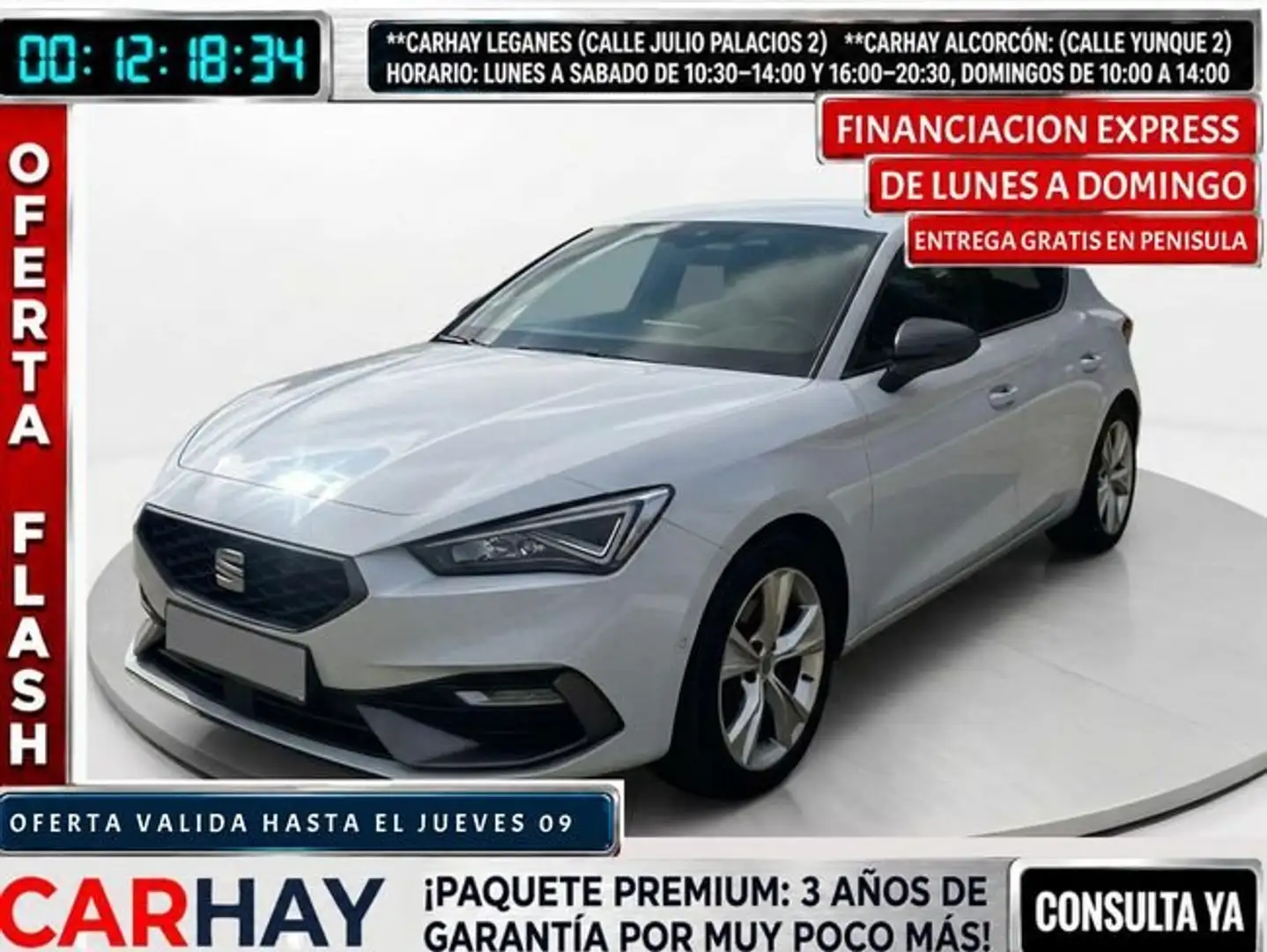 SEAT Leon 1.0 TSI S&S FR 25º Aniversario 110 Blanco - 1