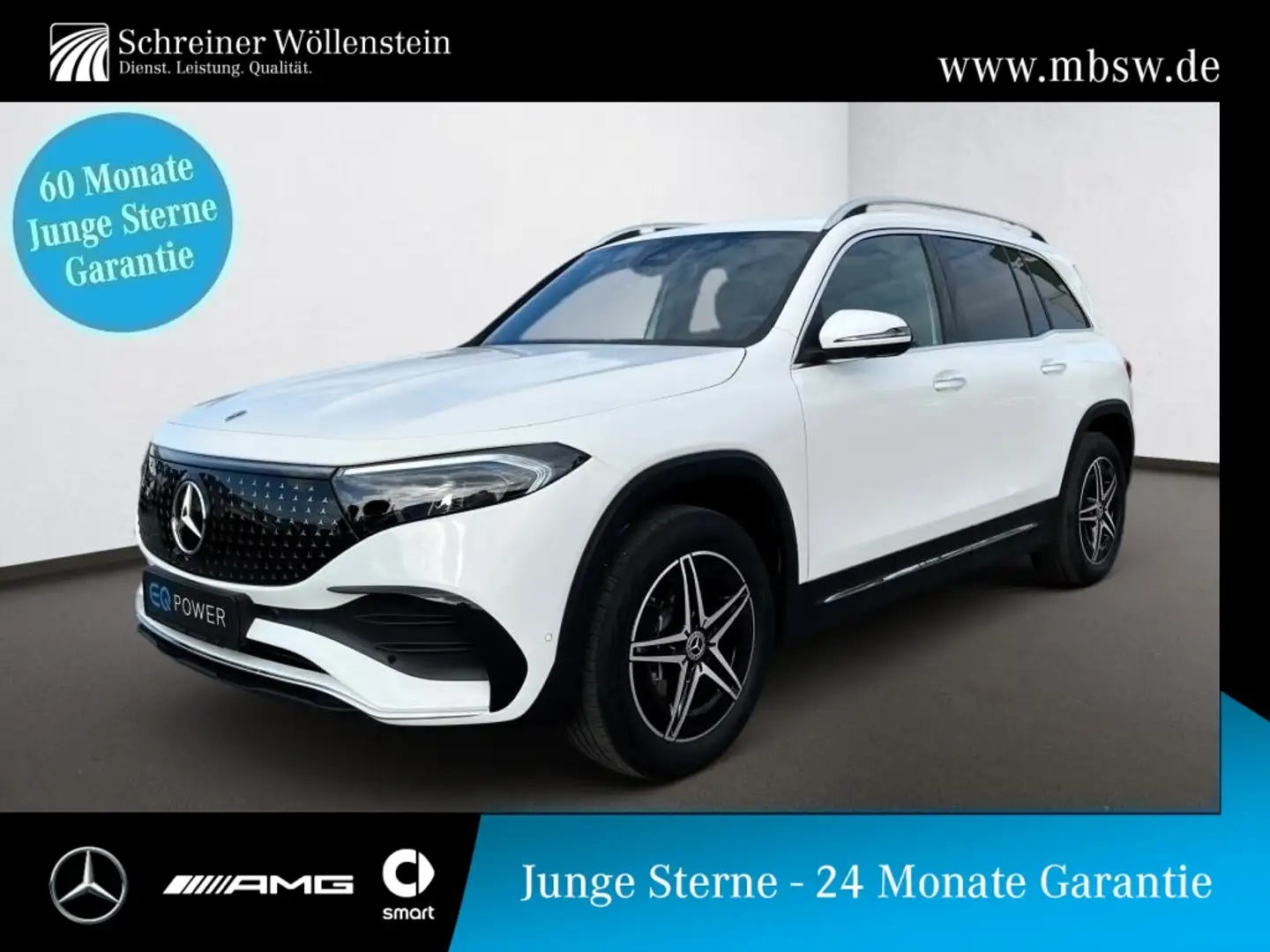 Mercedes-Benz EQB 350 4M AMG-Premium*7-Sitze*HUD*Burm*KeyGo*WP Biały - 1