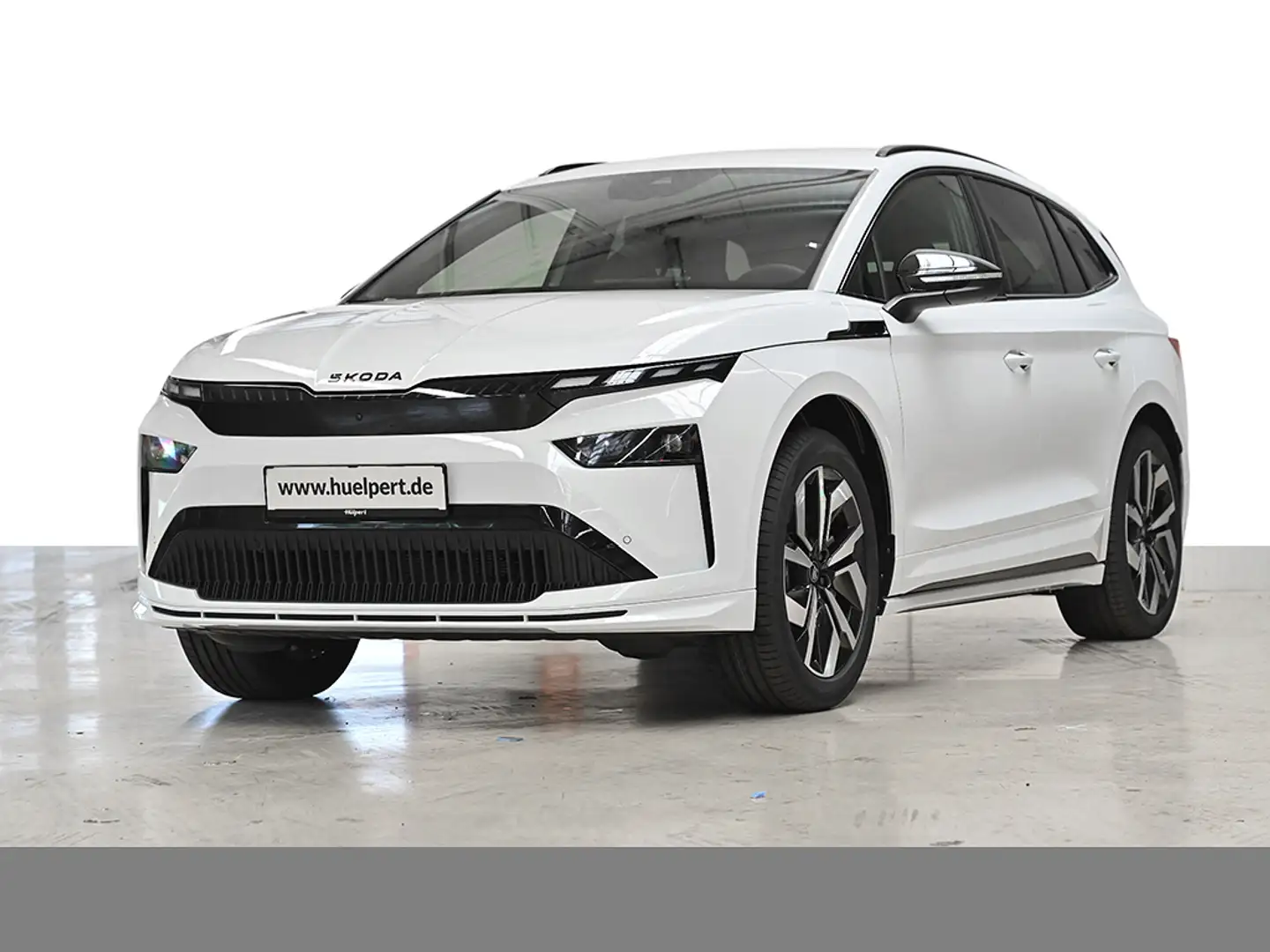 Skoda Enyaq 85 Sportline AHK ACC HuD CANTON NAV 360GRAD Weiß - 2