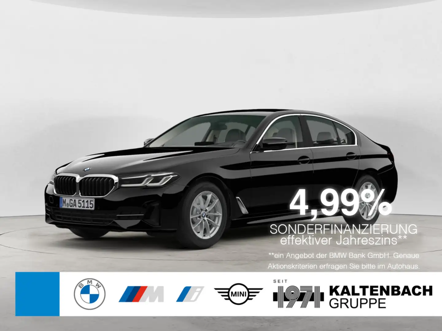BMW 520 d FACEL. AHK HUD LED W-LAN NAVI KAMERA SHZ Schwarz - 1
