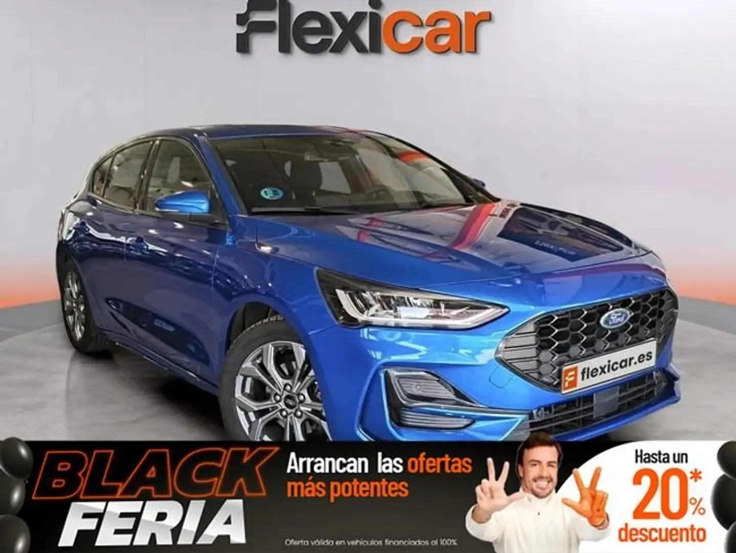 Ford Focus 1.0 Ecoboost MHEV 92kW ST-Line Auto Bleu - 1