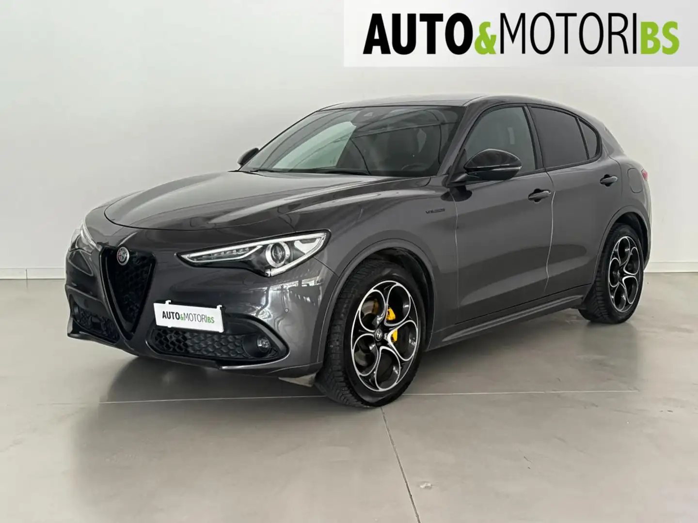 Alfa Romeo Stelvio 2.2 Turbodiesel 210 CV AT8 Q4 Veloce Grigio - 1
