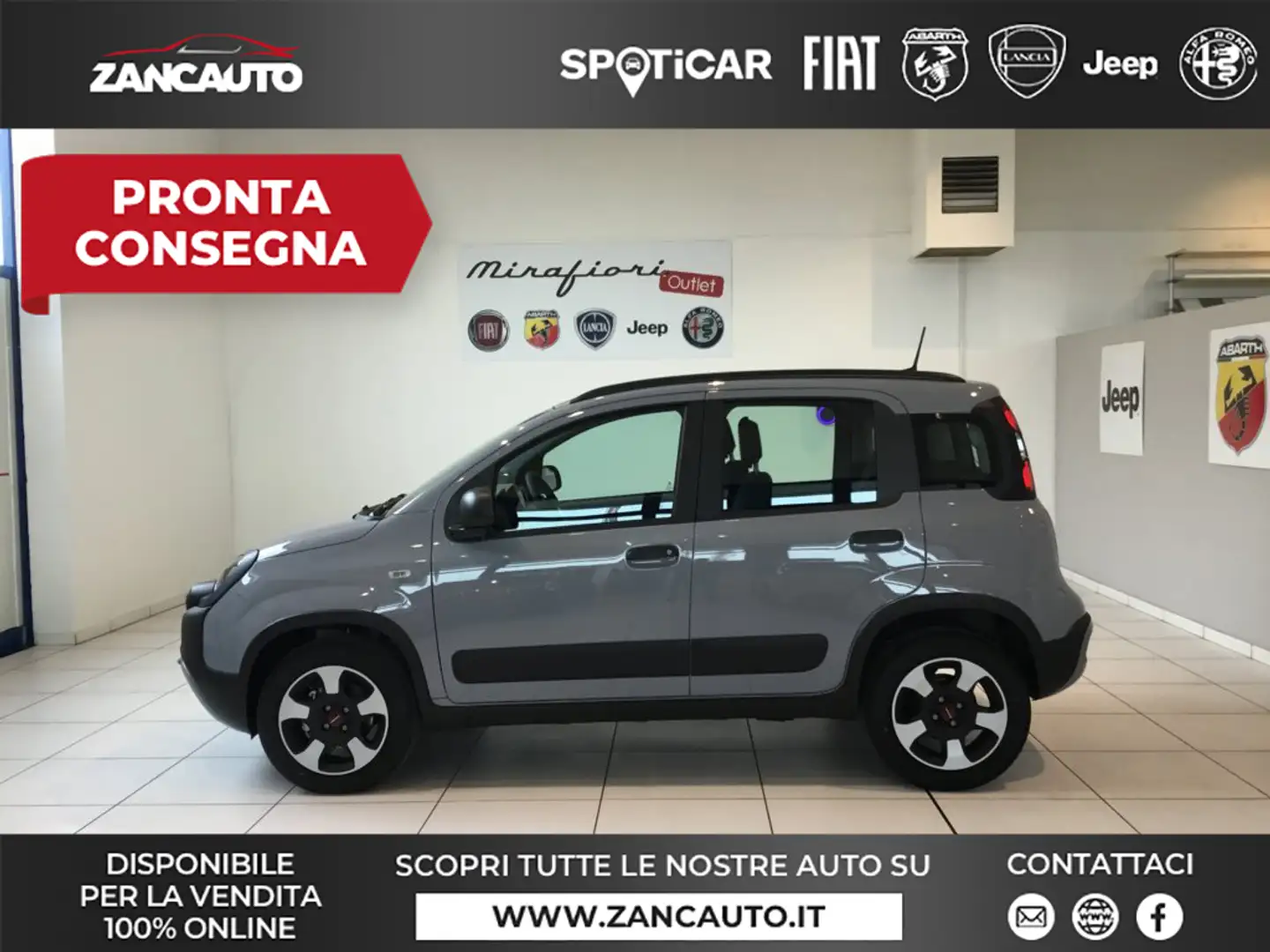 Fiat Panda 1.0 FireFly S&S Hybrid City Cross S4 MY21 Grigio - 1