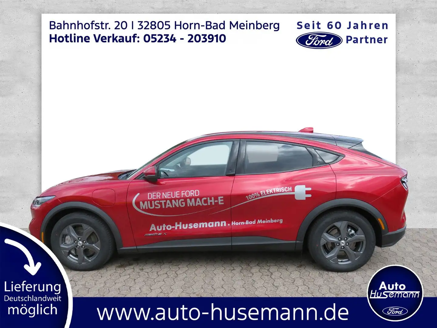 Ford Mustang Mach-E (Extended Range 98,7 kWh) Rouge - 2