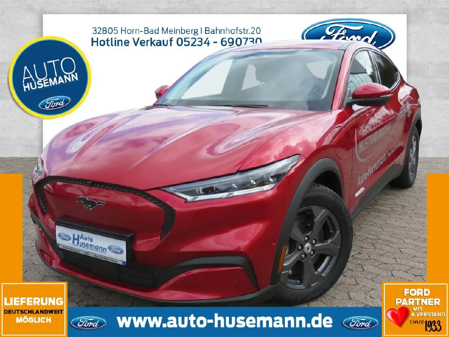 Ford Mustang Mach-E (Extended Range 98,7 kWh) Rojo - 1