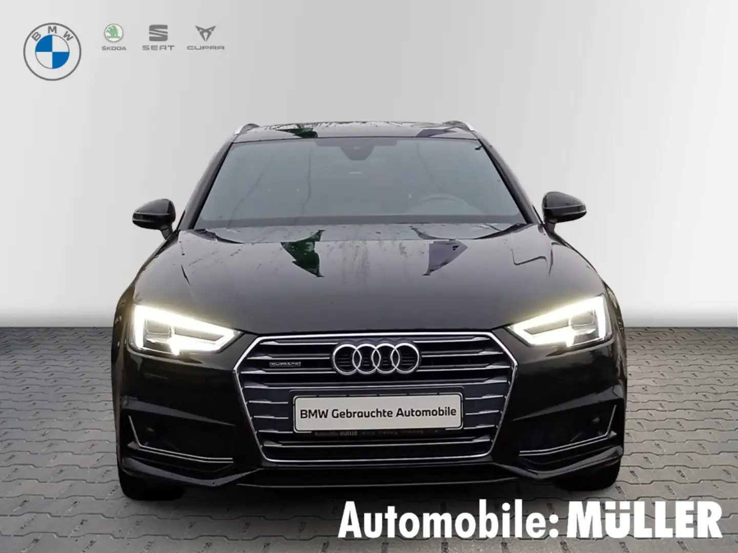 Audi A4 Avant 50TDI quattro+AHK+PANODACH+LED+ACC+KAMERA Noir - 2