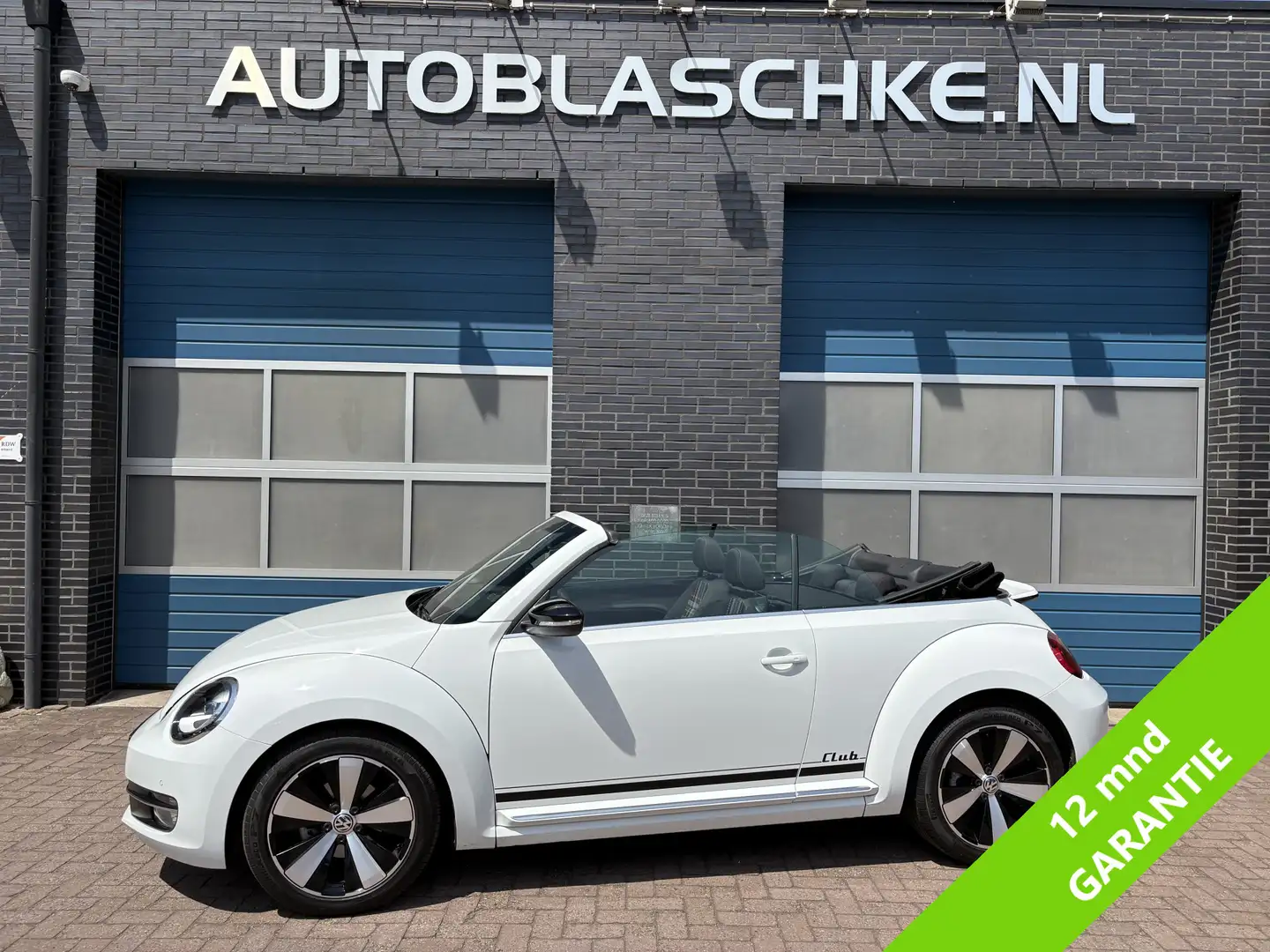 Volkswagen Beetle Cabriolet 1.4 TSI Sport BlueMotion, climate/cruise Wit - 1