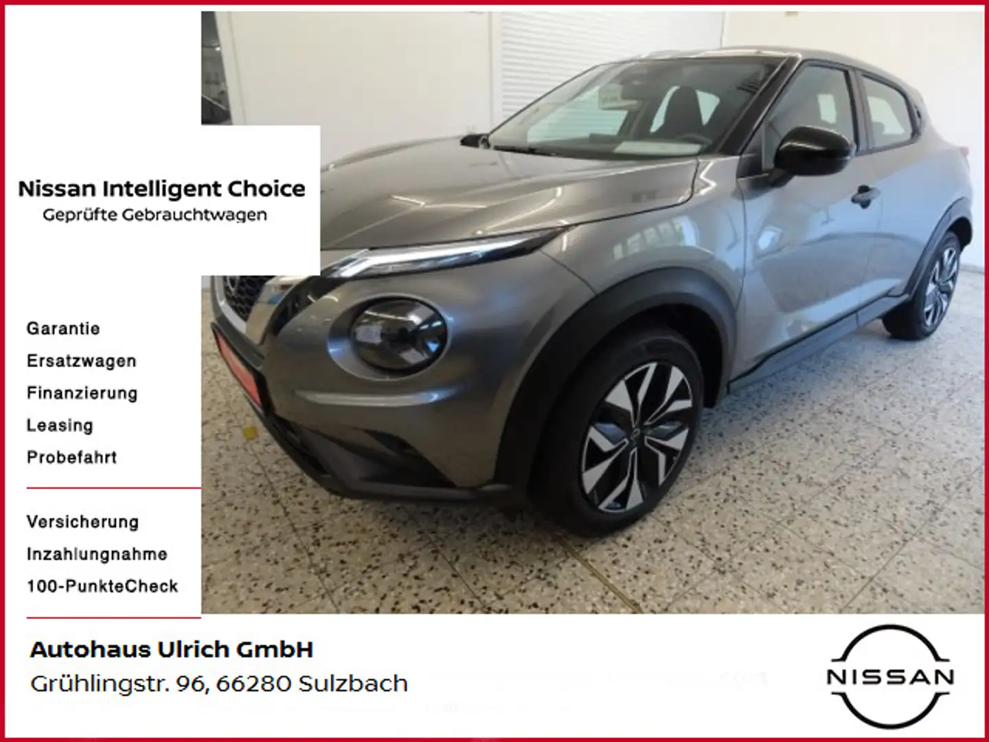 Nissan Juke 1.0 DIG-T Acenta Navi Sitzheizung Grau - 1